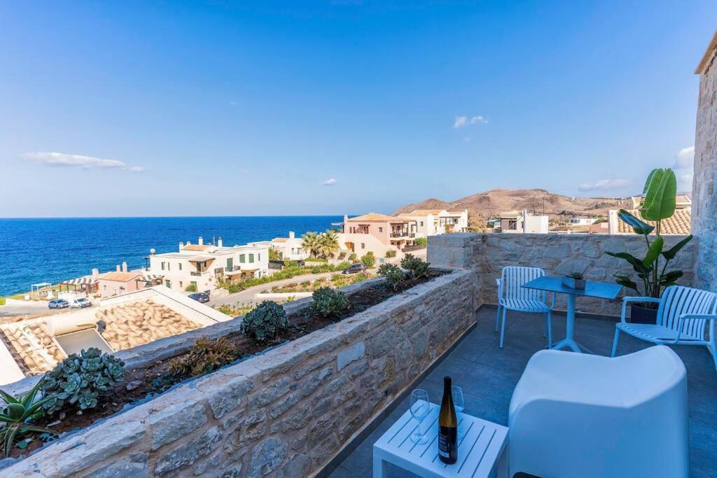 Zefyros Suite , Seafront Retreat ! Pánormos Exteriör bild